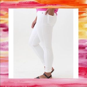 Agnes & Dora white Jeggings